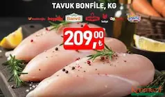 TAVUK BONFİLE KG fiyat ve kampanya bilgisi